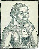 Katharina von Bora nach Hans Brosamer, Holzschnitt