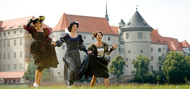 Renaissance-Schloss Hartenfels in Torgau an der Elbe