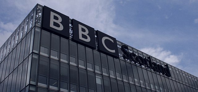Schottland Glasgow BBC Sendeanstalt Mediales