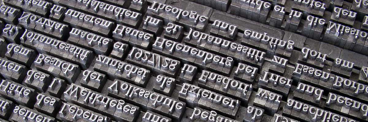 Bleisatz-Text